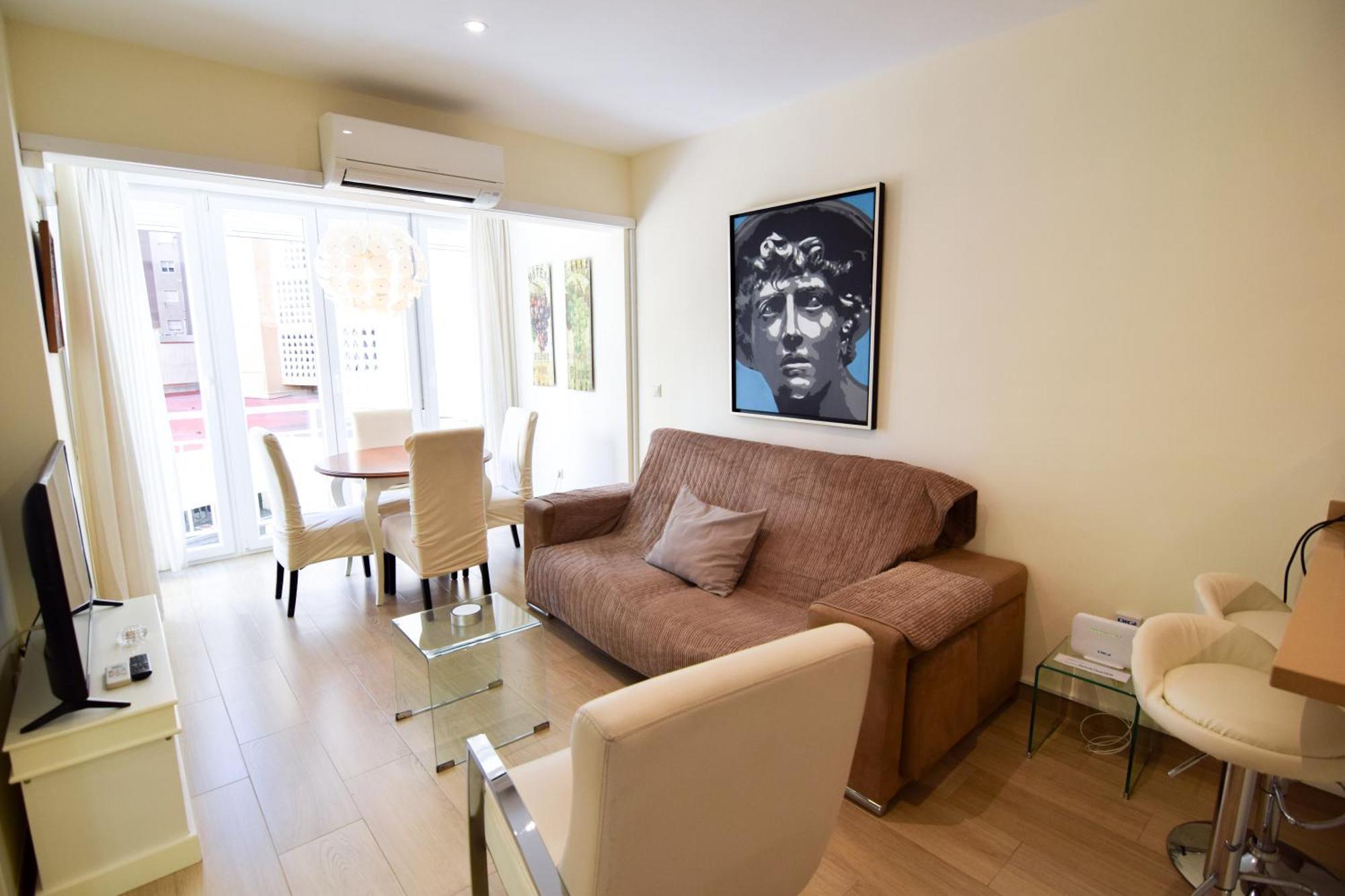Apartmán Malagueta Beachside Charm Màlaga Exteriér fotografie